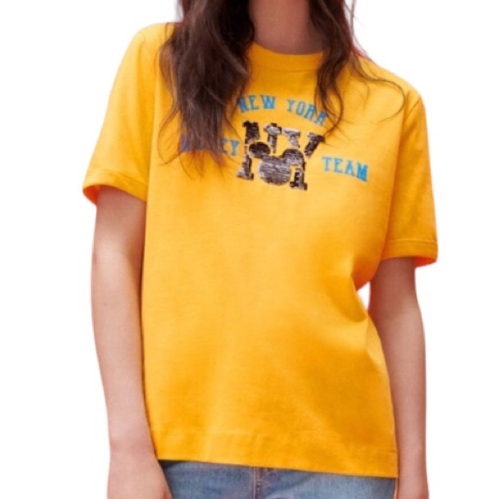Zara-Disney “NY Mickey Team” Tee Shirt Size Medium